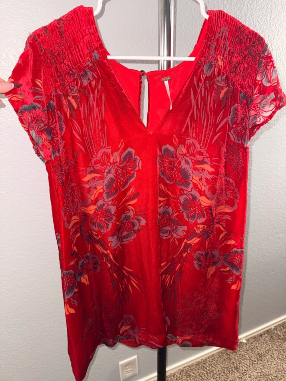 Free People Red Dress with Branded Tag